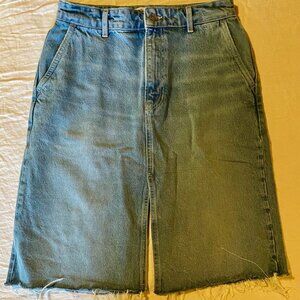 Reformation Dyani Denim Midi Skirt PREOWNED/USED